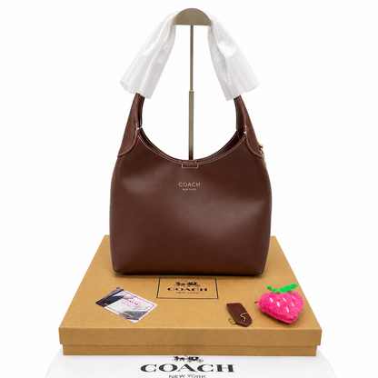 Coach Leather Hobo Shoulder Bag