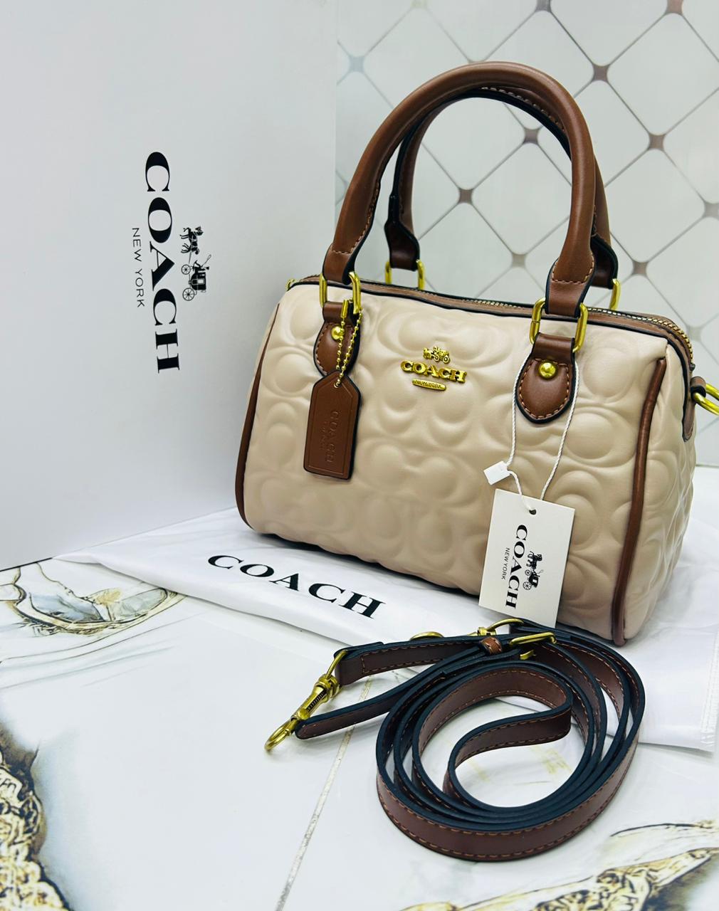 Coach Mini Rowan Crossbody Bag in Signature Leather