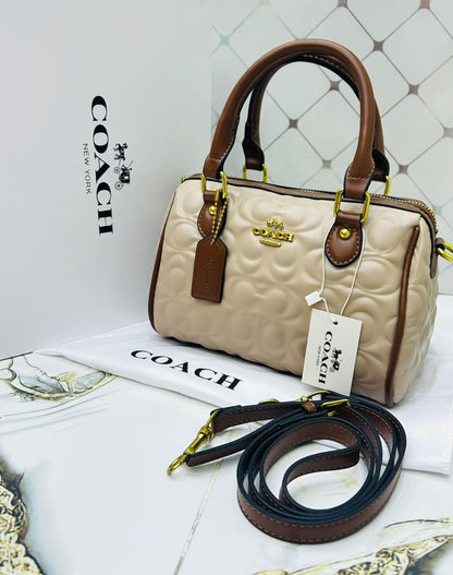 Coach Mini Rowan Crossbody Bag in Signature Leather