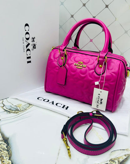 Coach Mini Rowan Crossbody Bag in Signature Leather