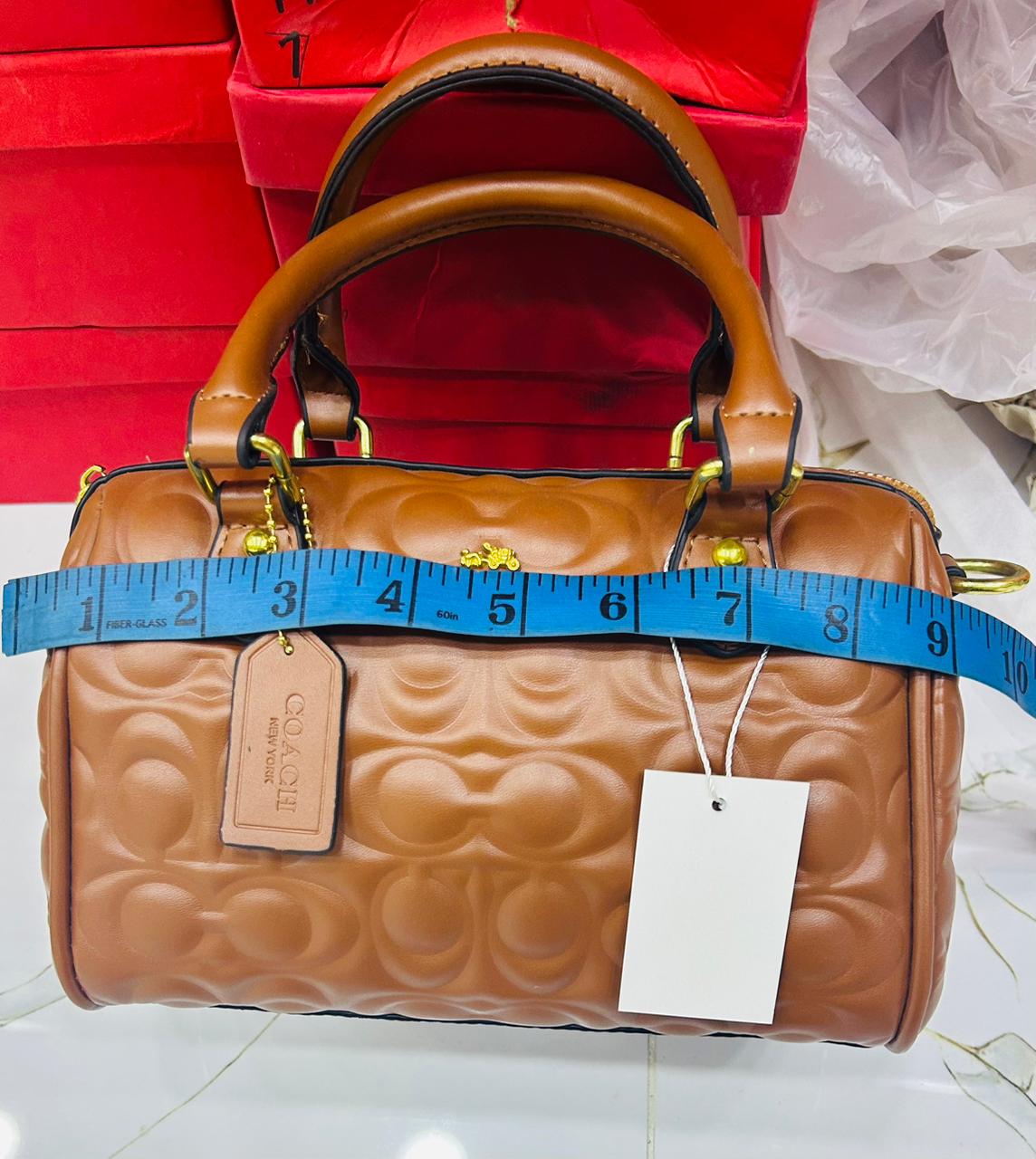 Coach Mini Rowan Crossbody Bag in Signature Leather