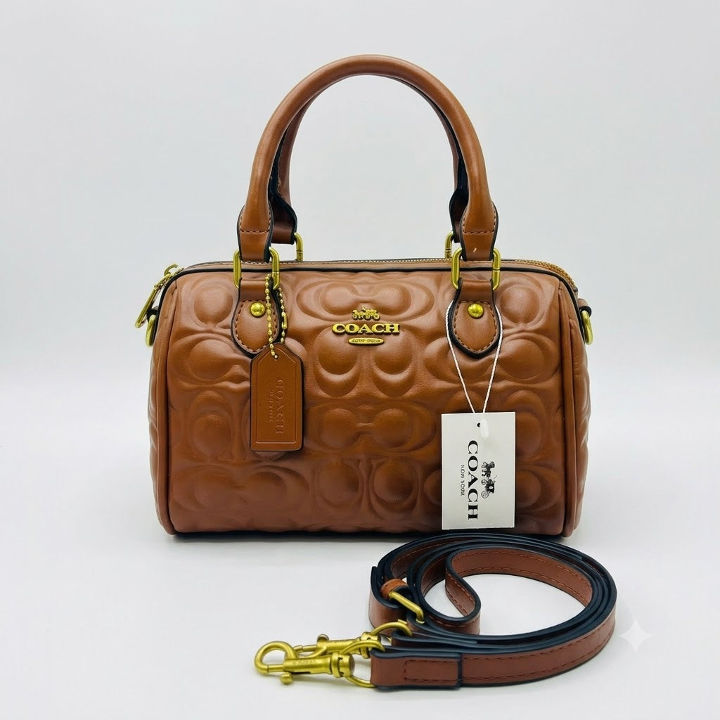 Coach Mini Rowan Crossbody Bag in Signature Leather