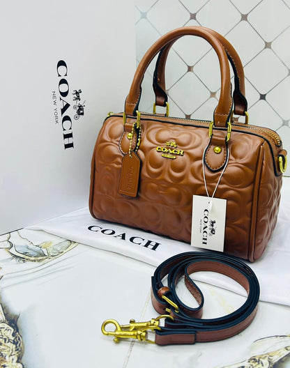 Coach Mini Rowan Crossbody Bag in Signature Leather