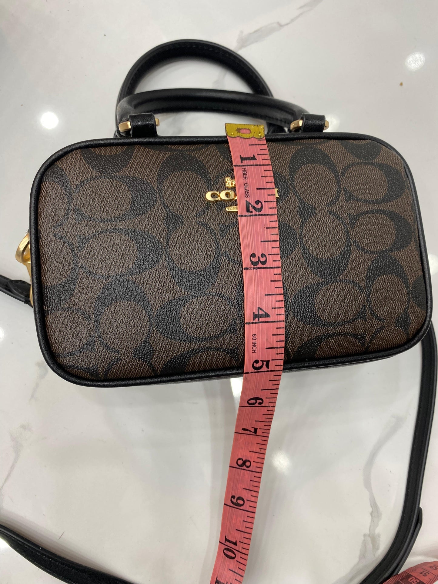 Coach Mini Satchel Crossbody Bag in Signature Canvas