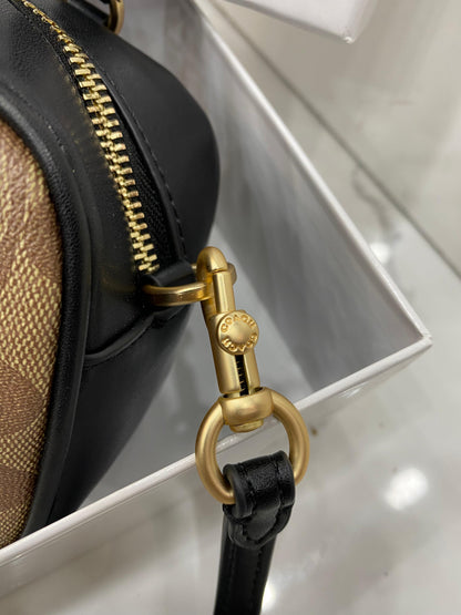 Coach Mini Satchel Crossbody Bag in Signature Canvas