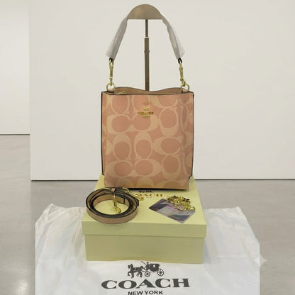 Coach Mollie Bucket Bag 22 in Signature Canvas