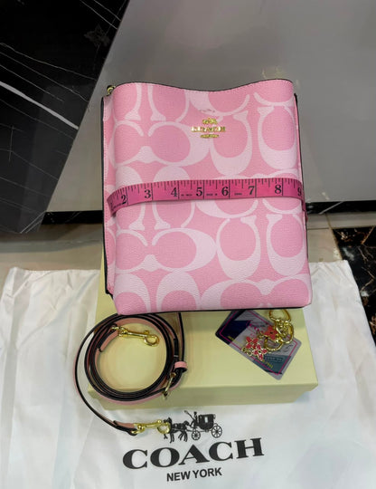 Coach Mollie Bucket Bag 22 in Signature Canvas