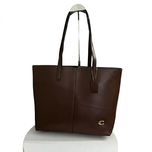 Coach North 32 Leather Tote Bag
