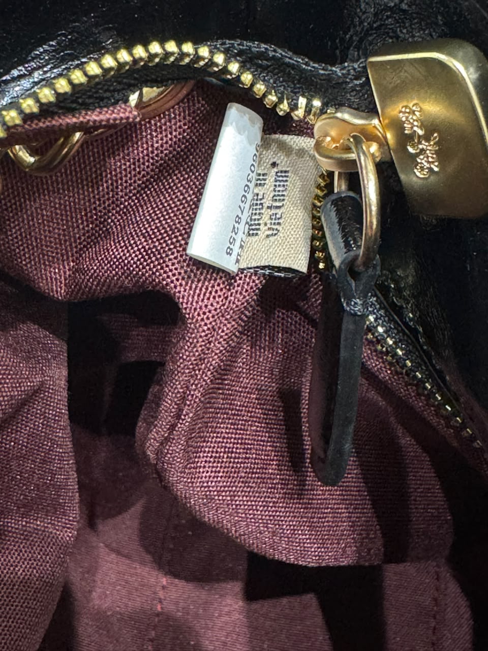Coach Quilted Chain Tote Bag