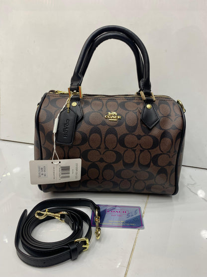 Coach Rowan Satchel Bag in Signature Canvas