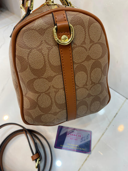 Coach Rowan Satchel Bag in Signature Canvas
