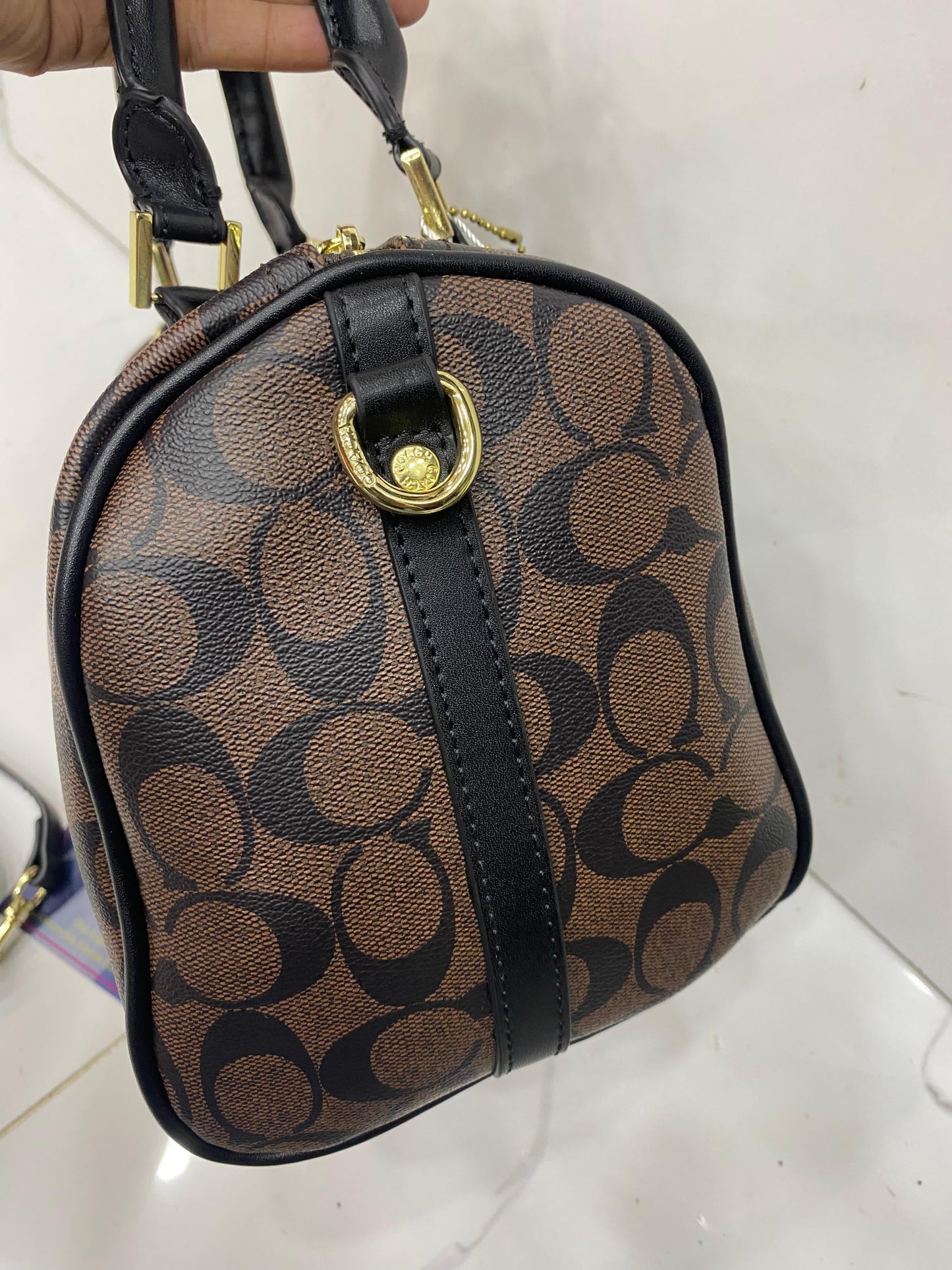 Coach Rowan Satchel Bag in Signature Canvas