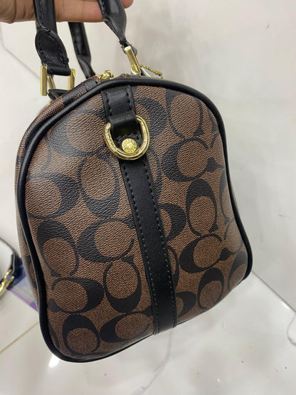 Coach Rowan Satchel Bag in Signature Canvas