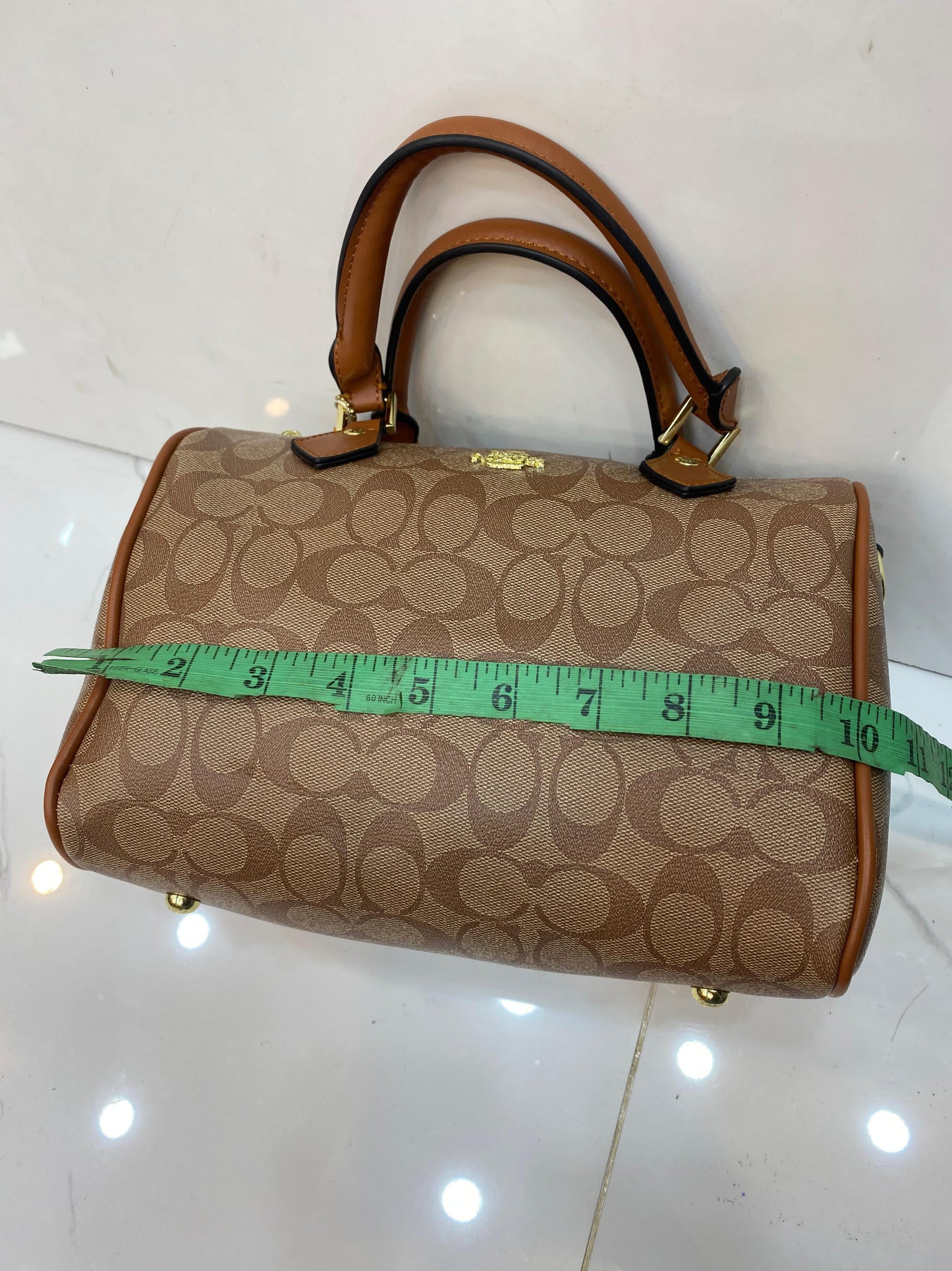 Coach Rowan Satchel Bag in Signature Canvas