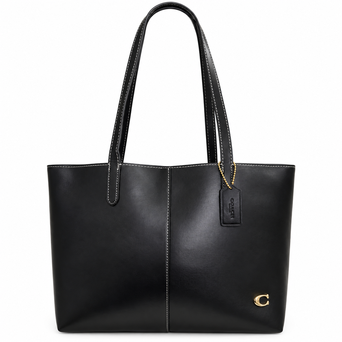 Coach Signature C Classic Leather Tote Bag