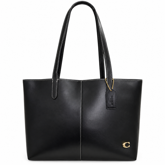 Coach Signature C Classic Leather Tote Bag