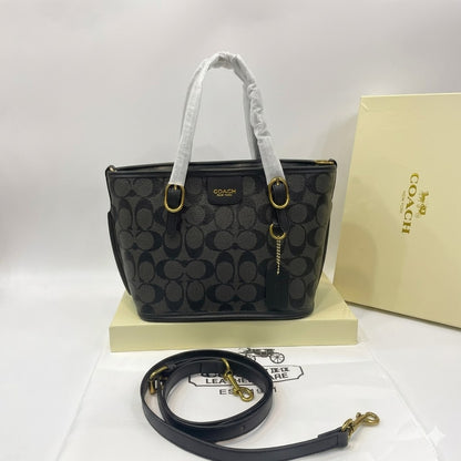Coach Taxi Tote Bag 21 in Signature Canvas
