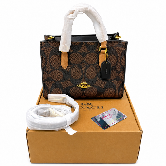 Coach Signature Mini Tote Bag