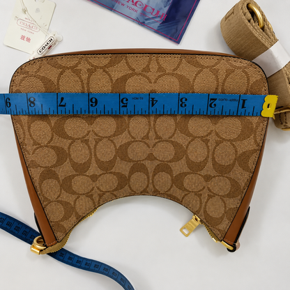 Coach Signature Monogram Hobo Shoulder & Crossbody Bag