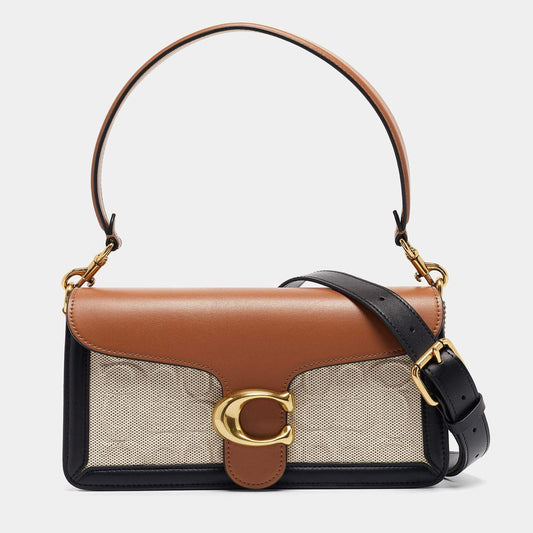Coach Style Tabby Monogram Shoulder Bag