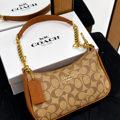 Coach Teri Shoulder Bag in Signature Canvas