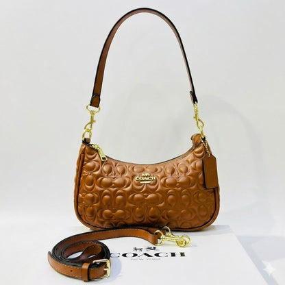 Coach Teri Shoulder Bag in Signature Leather