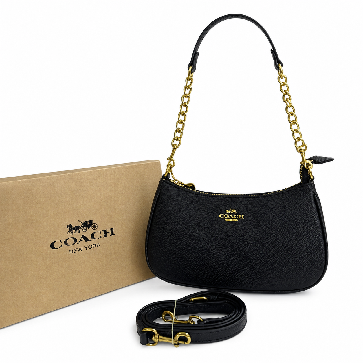 Coach Teri Shoulder Bag with Chain Strap
