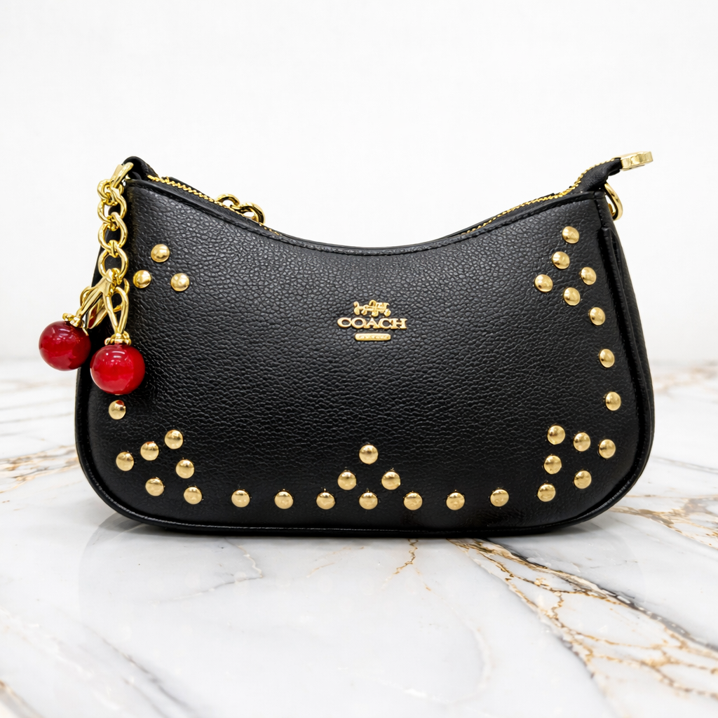 Coach Teri Shoulder Bag with Rivets