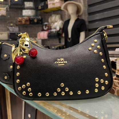 Coach Teri Shoulder Bag with Rivets