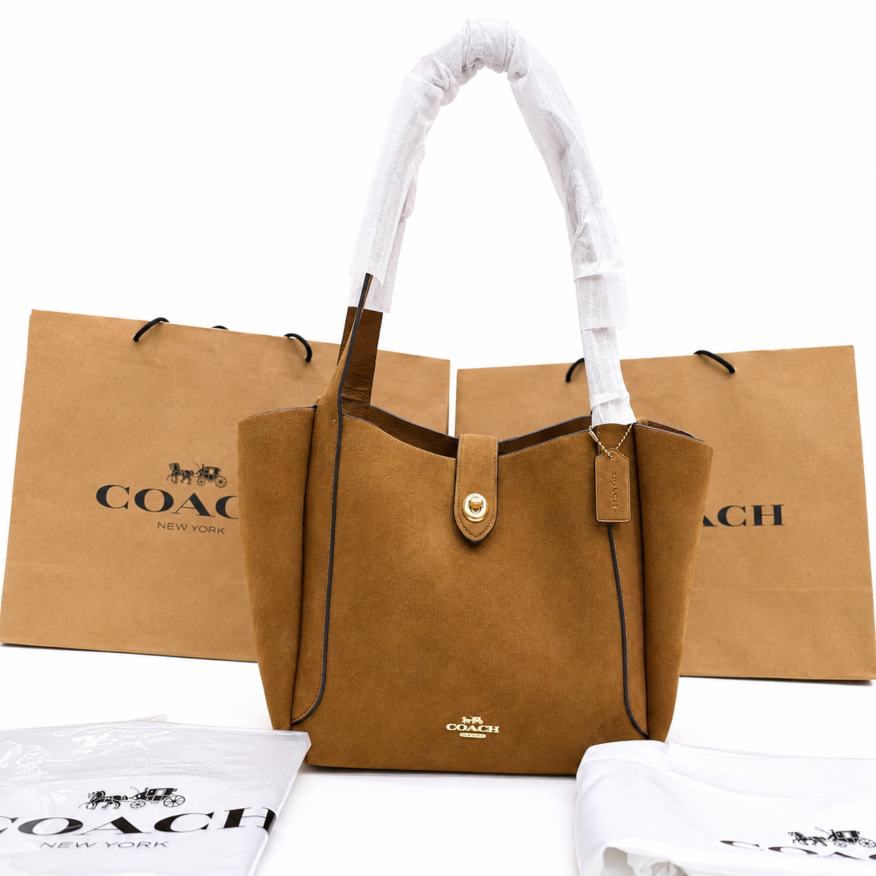 Coach Willow Turnlock Tote Bag