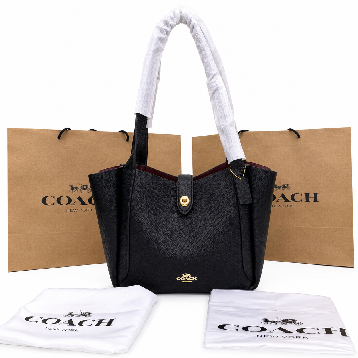 Coach Willow Turnlock Tote Bag