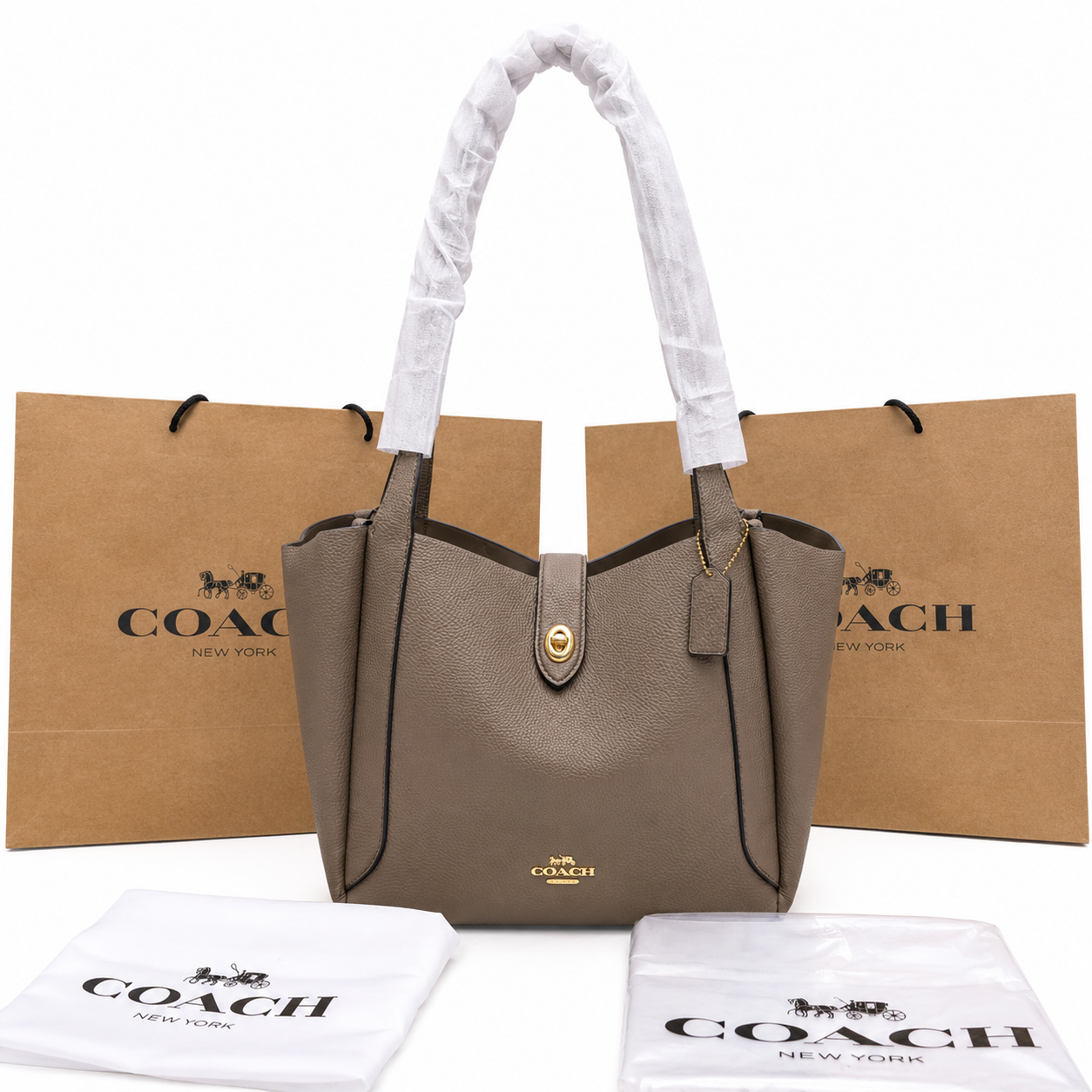 Coach Willow Turnlock Tote Bag