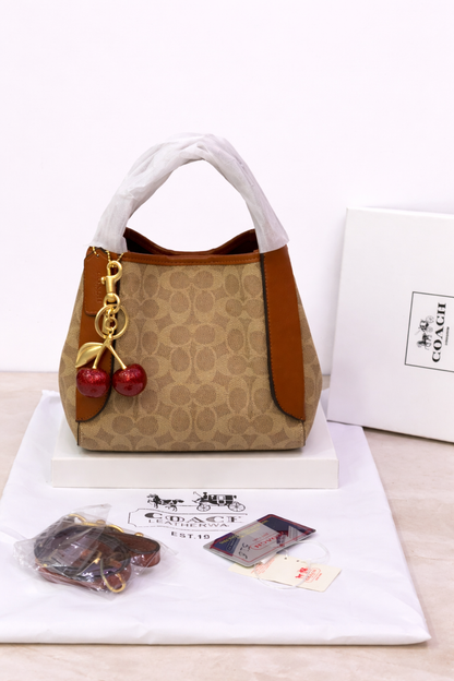 Coach Cherry Charm Mini Hobo Bag