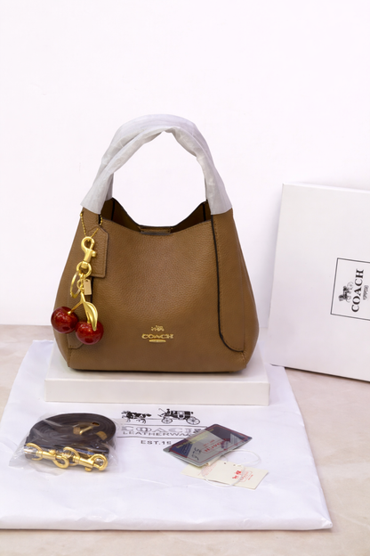 Coach Cherry Charm Mini Hobo Bag