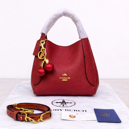 Coach Cherry Charm Mini Hobo Bag