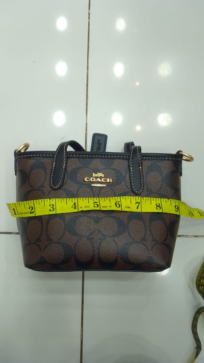 Coach City Mini Tote Bag in Signature Canvas