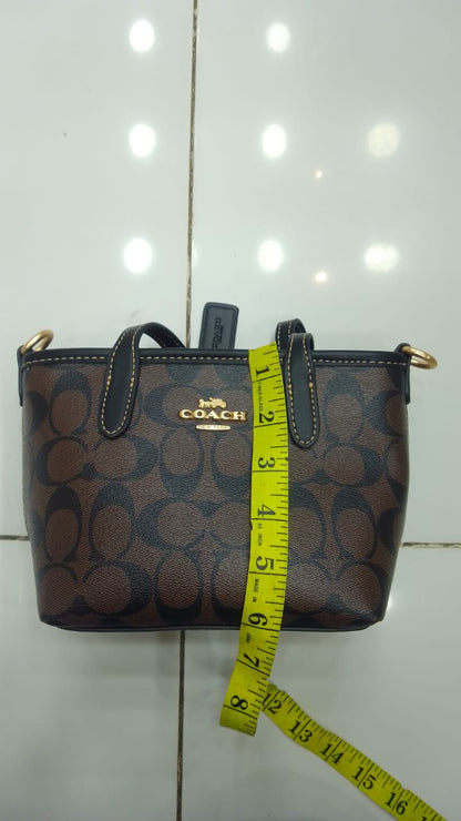 Coach City Mini Tote Bag in Signature Canvas