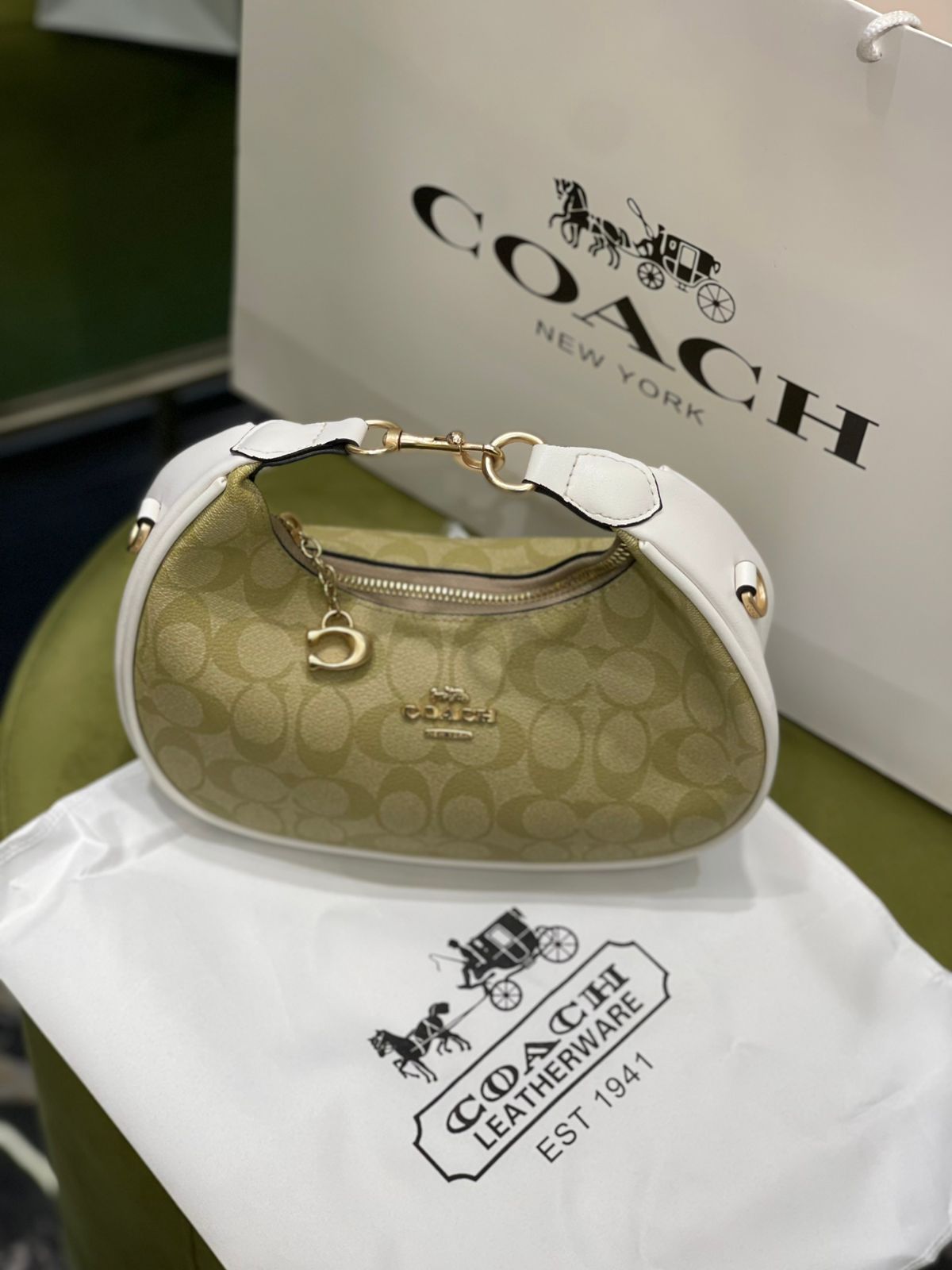 Coach Jonie Mini Bag in Signature Canvas