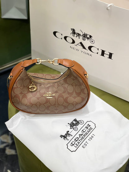 Coach Jonie Mini Bag in Signature Canvas