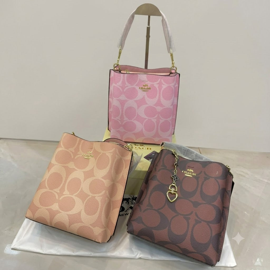 Coach Mollie Bucket Bag 22 in Signature Canvas