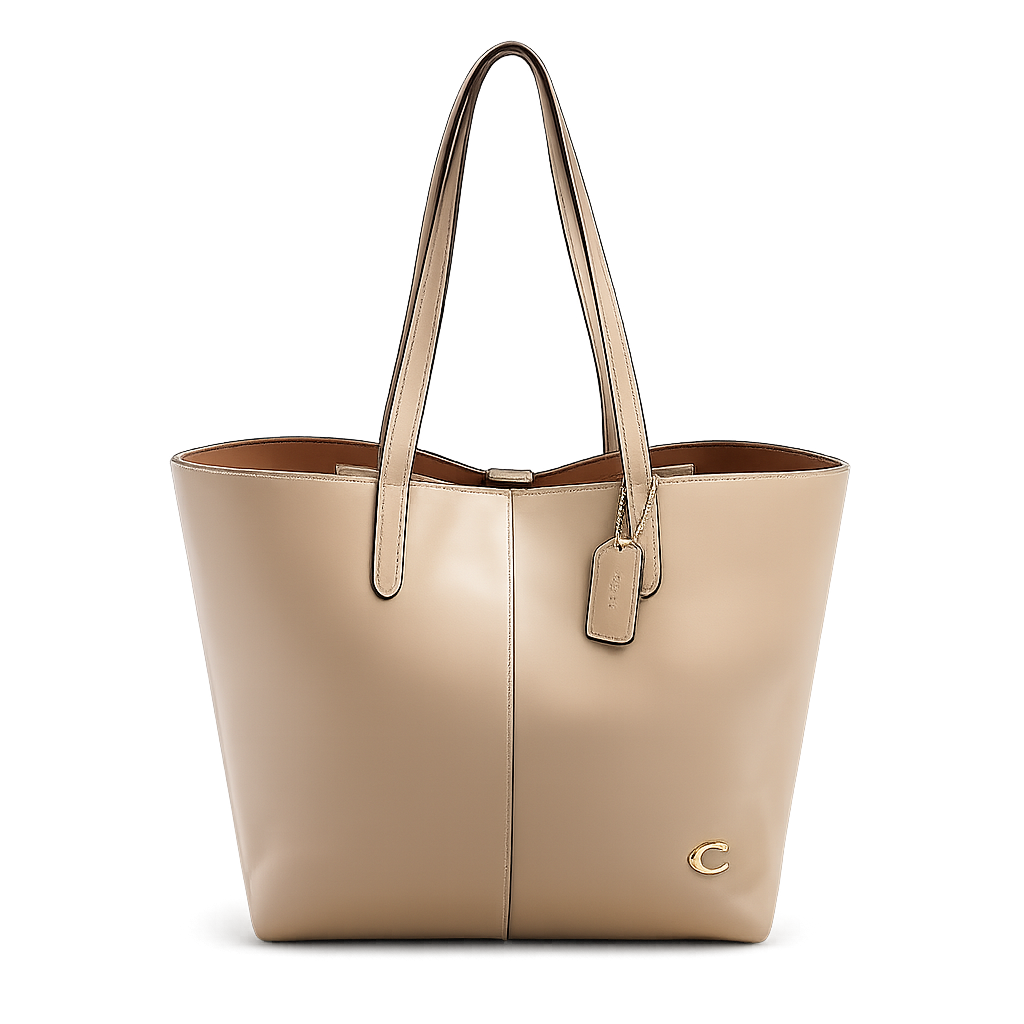 Coach North 32 Leather Tote Bag
