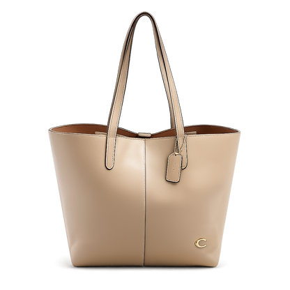 Coach North 32 Leather Tote Bag