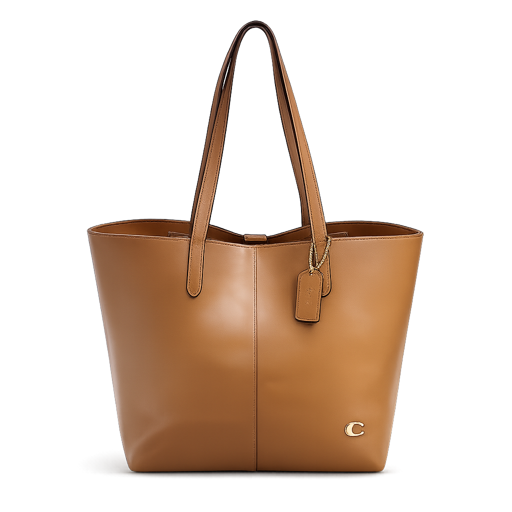 Coach North 32 Leather Tote Bag