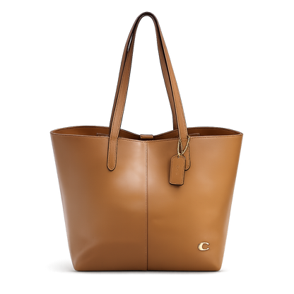 Coach North 32 Leather Tote Bag