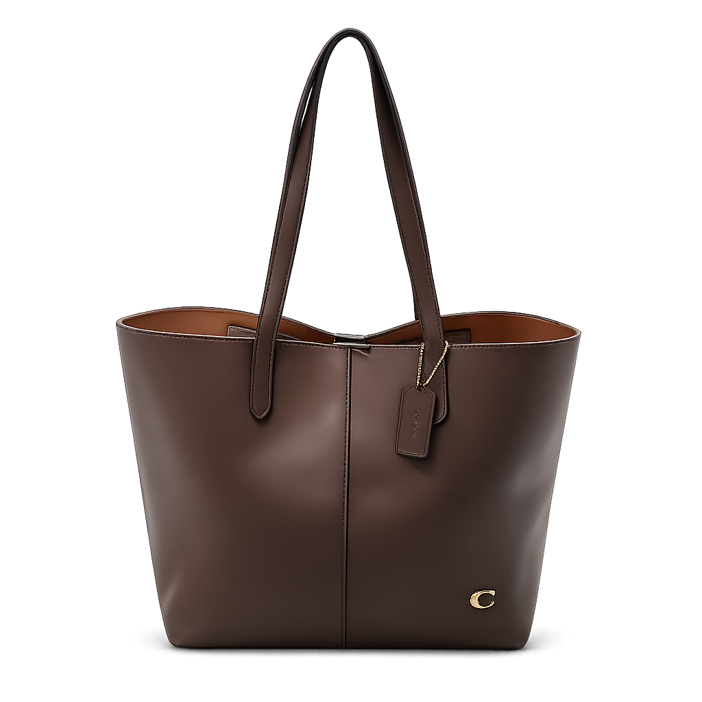 Coach North 32 Leather Tote Bag