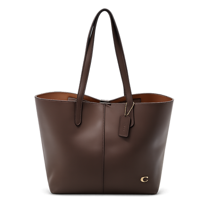 Coach North 32 Leather Tote Bag
