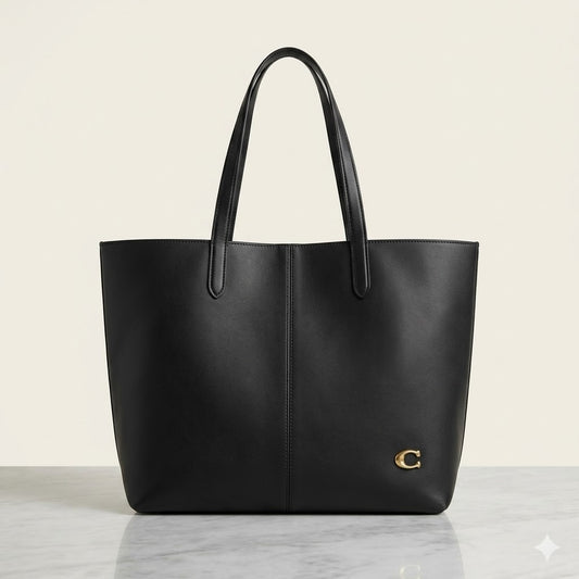 Coach North 32 Leather Tote Bag