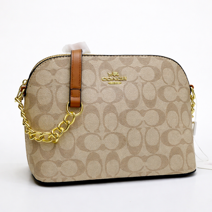 Coach Signature Dome Camera Crossbody Bag