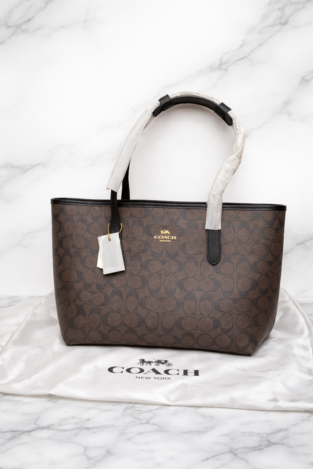 Coach Style Signature Monogram Tote Bag