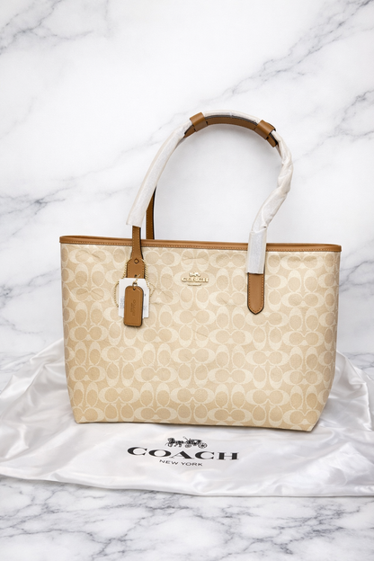 Coach Style Signature Monogram Tote Bag